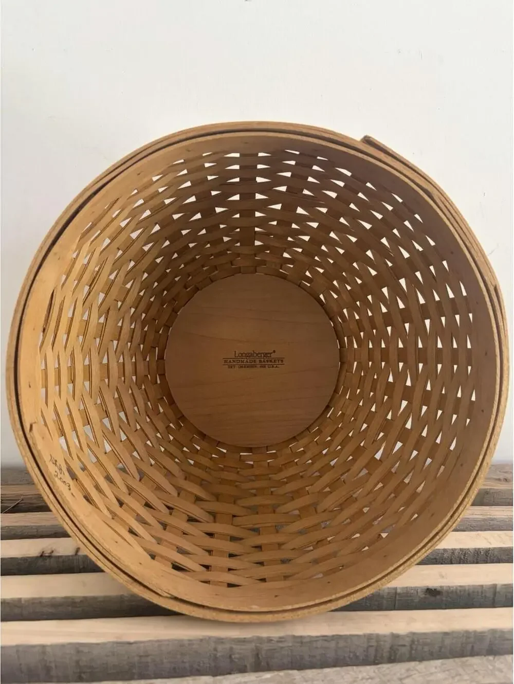 Longaberger 2003 Serve Around Basket Denim Liner, Lid and Protector set. EUC